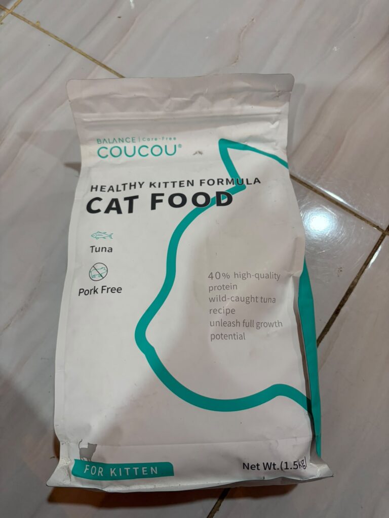 coucou dryfood kitten tuna 1.5kg