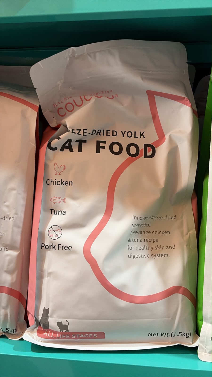 coucou dry 1.5kg adult chicken tuna
