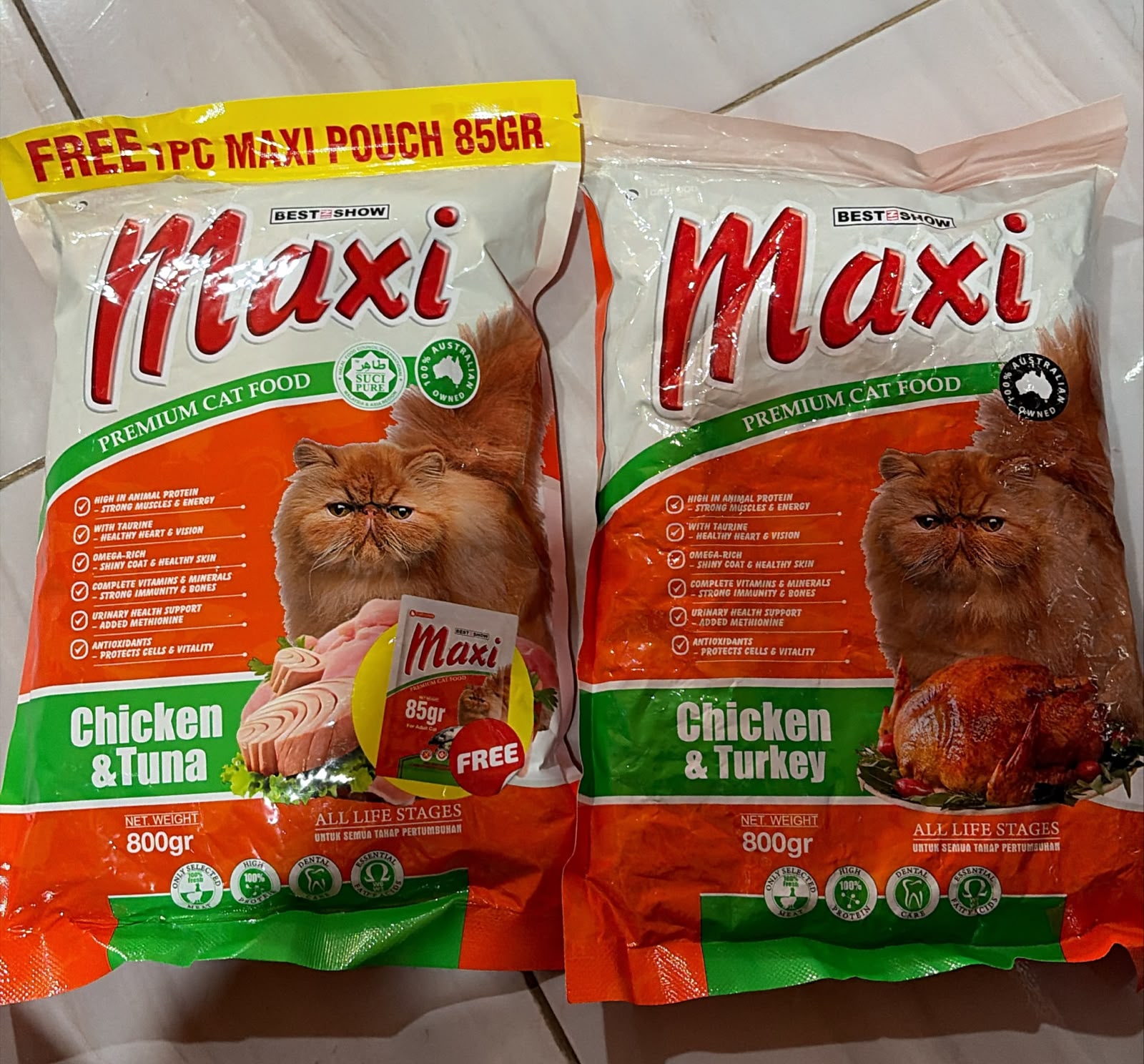 Maxi dryfood 800gr