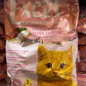excel kitten chicken tuna dryfood 500gr