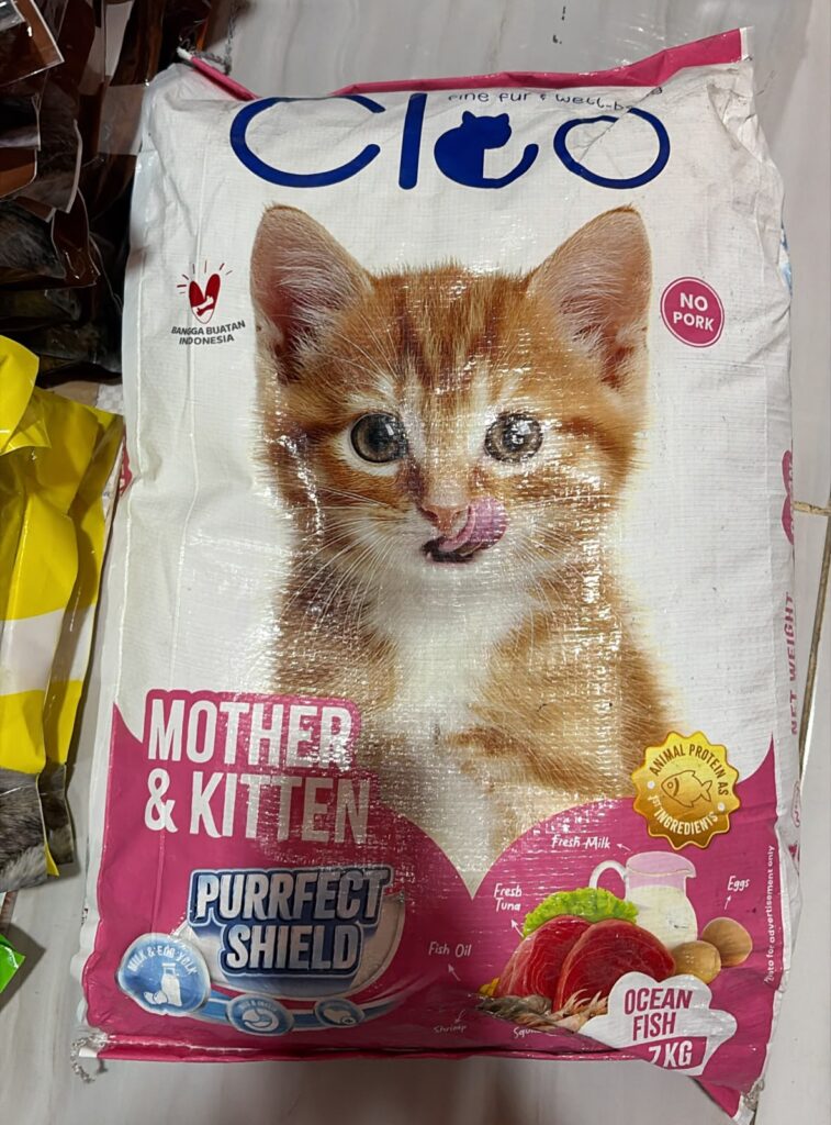 cleo mother kitten ocean fish 7kg