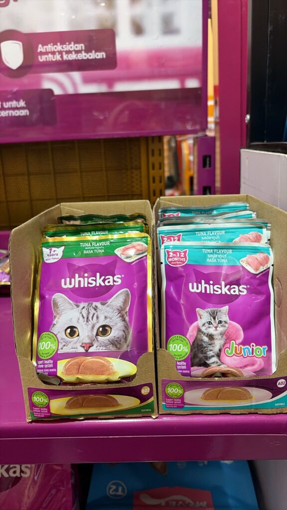 whiskas pouch 85gr (wetfood)