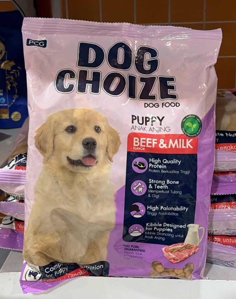 dog choize puppy beef 800gr
