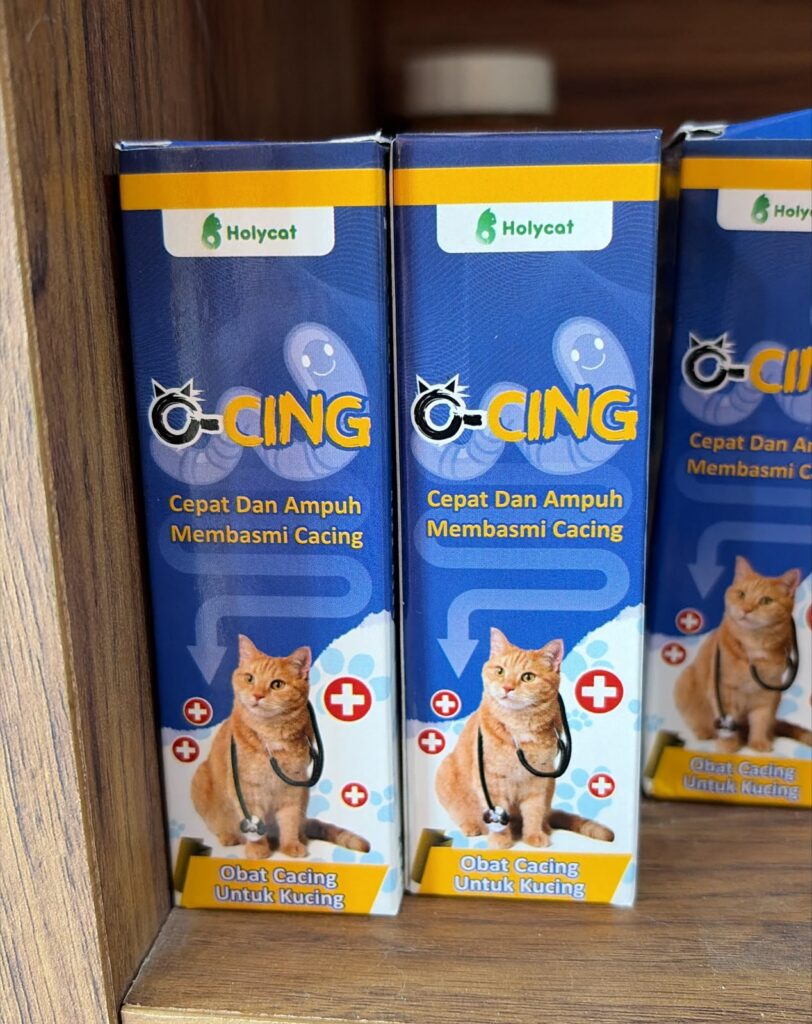 O-cing (obt cacing kucing)