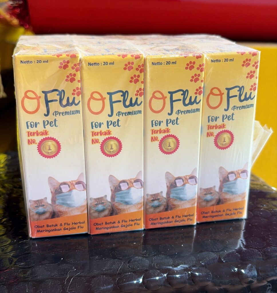 O-flu (obat pilek kucing)