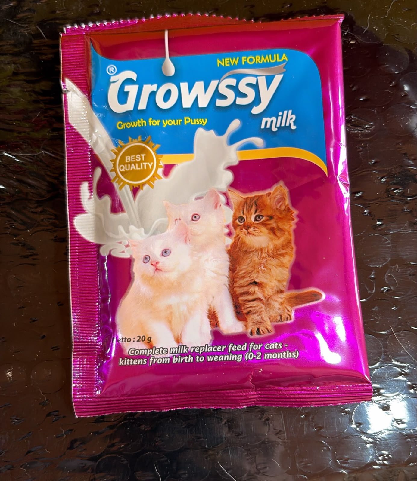 susu kucing growsy