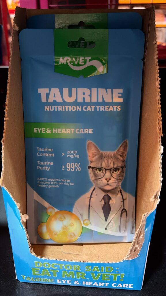 mr. vet treats taurine (snack)