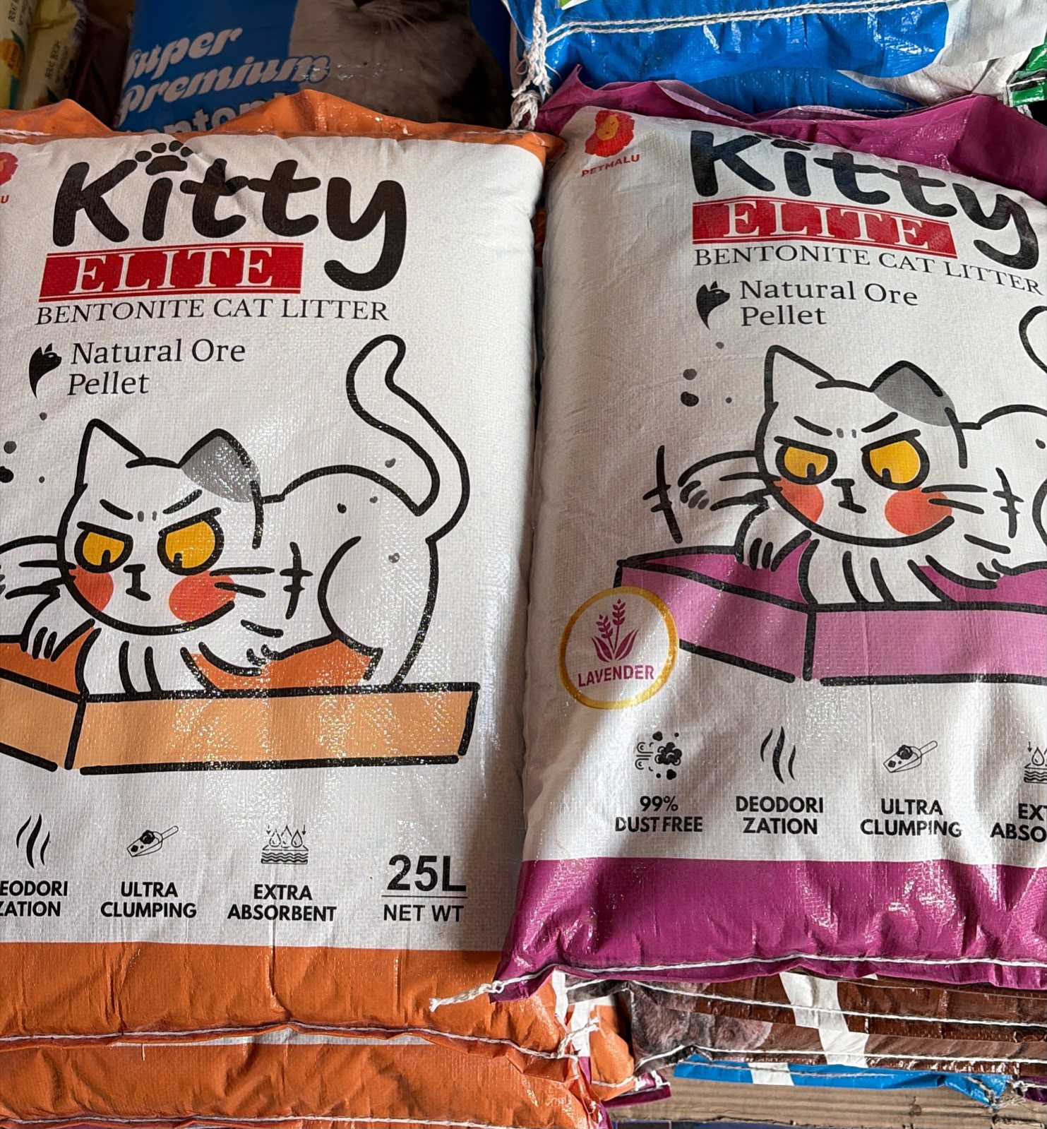 pasir kucing kitty 25L